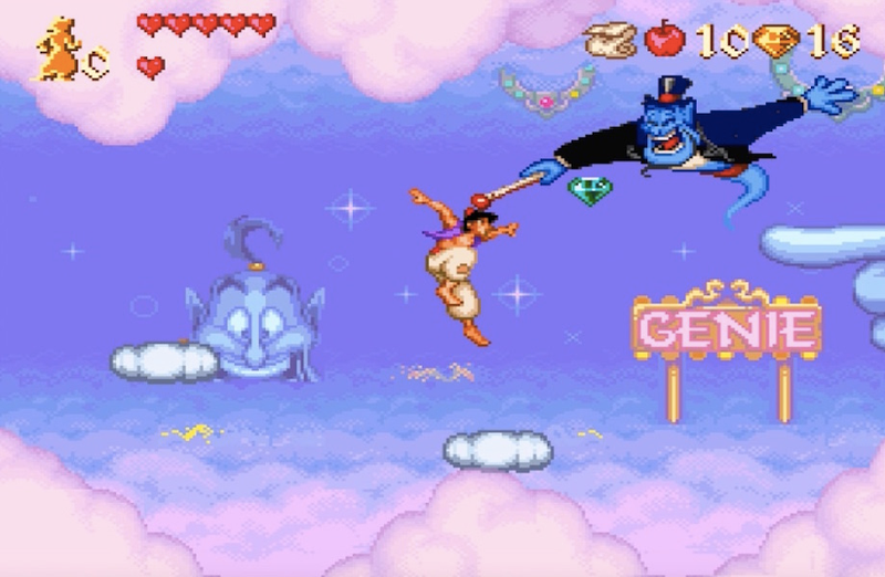 Illustration for article titled The Genie Level In Aladdin Is Unadulterated Disney Magic